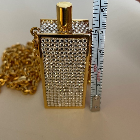 Vintage Judith Lieber perfume bottle Necklace - Picture 3 of 10
